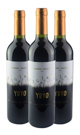 KIT YUYO BONARDA MALBEC 3 GRFS 750ML