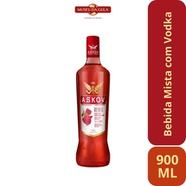 Vodka Askov Frutas Vermelhas 900 ML