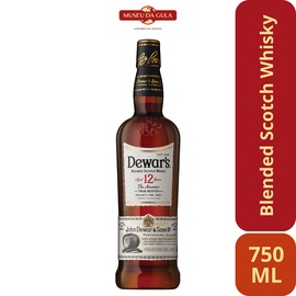 Dewars Whiskey Escocês 12 anos 750 ML