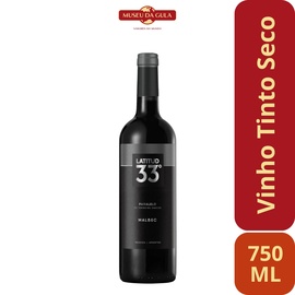 Vinho Tinto Latitud 33º Malbec 750 ML