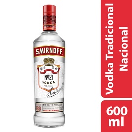Vodka Tradicional Smirnoff 600ml