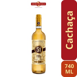 Cachaça 51 Mel com Toque de Limão 740 ML