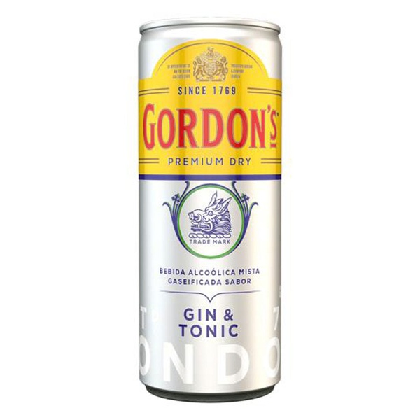 Gin e Tonic Gordons 269ml Museu da Gula