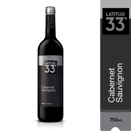 Latitud 33 Cabernet Sauvignon 750ml.