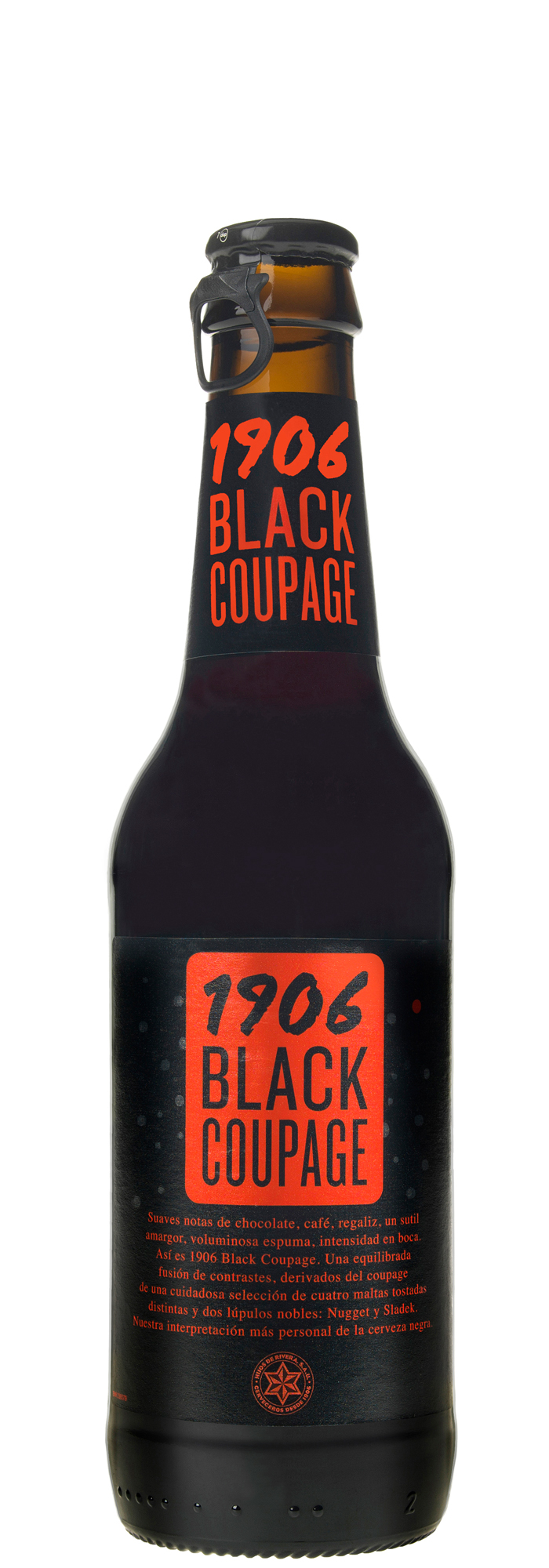 cerveja 1906 black coupage 330ml museu da gula